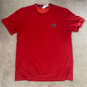Men’s red adidas shirt